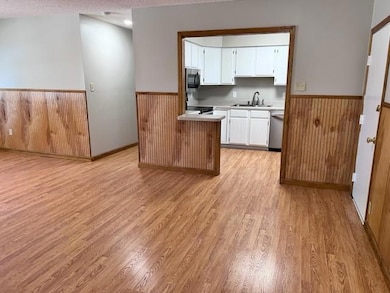 Open concept living/dining