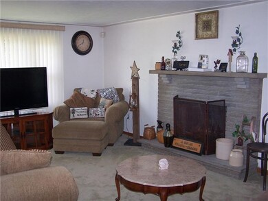 Stone Ventless gas fireplace in Living Room