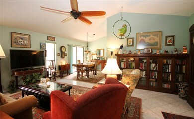 Great room and dining area