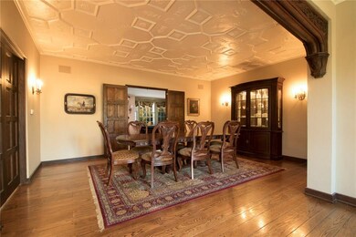 Butler Pantry featuring high end tile floors and great storage areas.