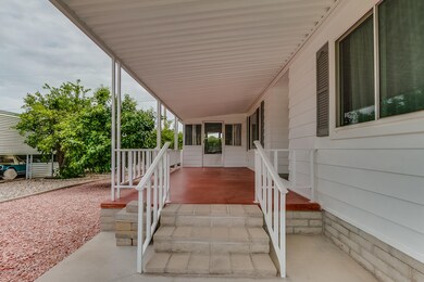 Covered front patio