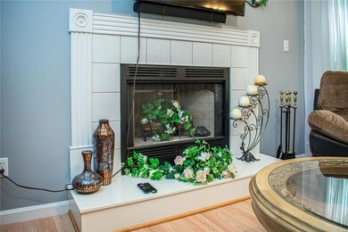 LIVING ROOM - WOOD-BURNING FIREPLACE