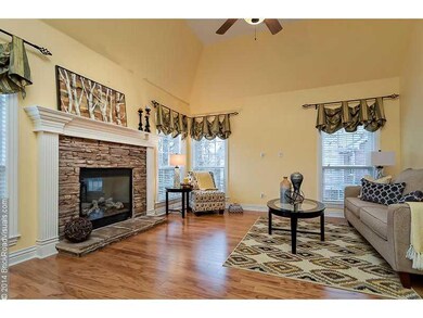 Living Room. Imagine cozy evenings spent fire-side!
