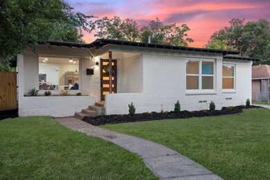 View of front facade with brick siding