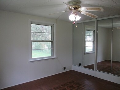 Master Bedroom with Double Mirrored Closets
