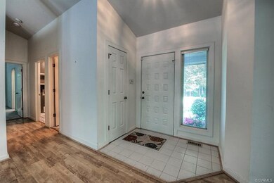 View of Front door foyer w/large light-filled wind