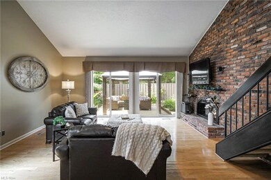 Great room view to back patio
