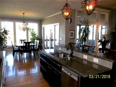 Kitchen Island with Upgraded Sink and Faucet and G