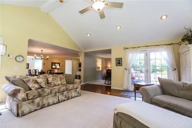 Cathedral Great Room and First Floor Den off of it