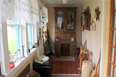 View from the enclosed porch