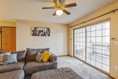 Balcony off living room