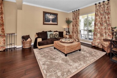 Front facing formal living room. Beautiful wide pl