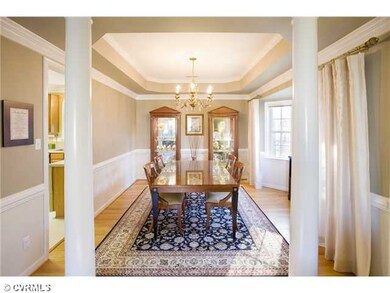 Dining Room - Elegant Formal Dining Room with Colu