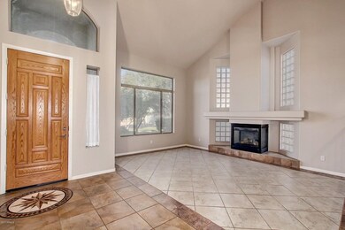 Entry & Living room