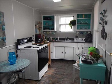 Kitchen. Kitchen in the rear apartment