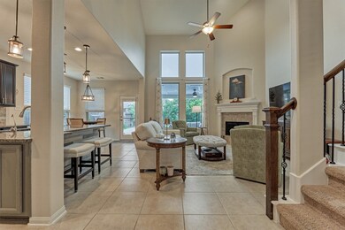 Breadth and depth in this open-concept floor plan,