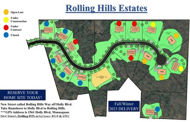 Sales Map of Rolling Hills Way