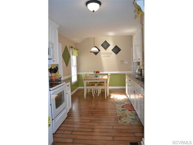 Microwave and flat top newer appliances
