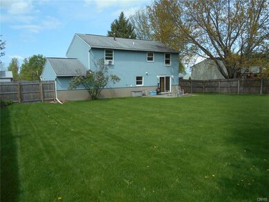 Rear view of house