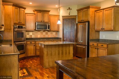Stunning high end gourmet style kitchen features e