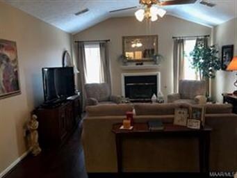 Looking into the Living Room from the Breakfast ar