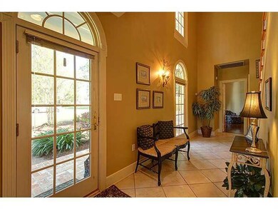 Foyer. Soaring ceilings!
