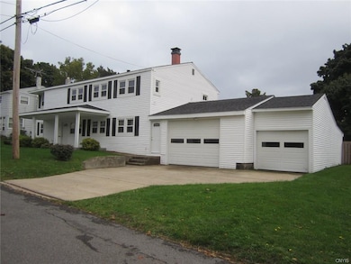 Side view of the front of the home.....notice two 