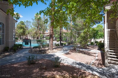 View of yard with a gate