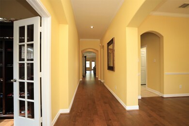 Recent upgraded hardwood floors extend from entry through dining, study and family room.