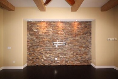 Stone accent wall