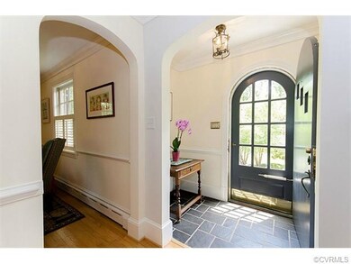 Foyer with coat closet