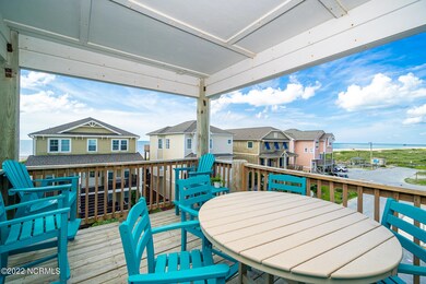 Covered porch w/ ocean views