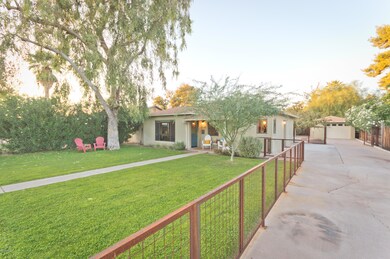 front yard and driveway