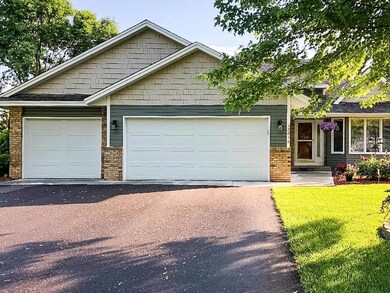 Summer time picture of the front of the home