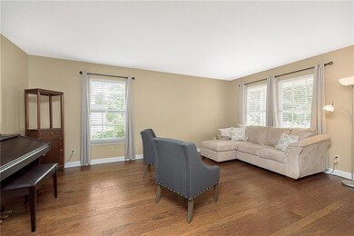 Front flex space off foyer.