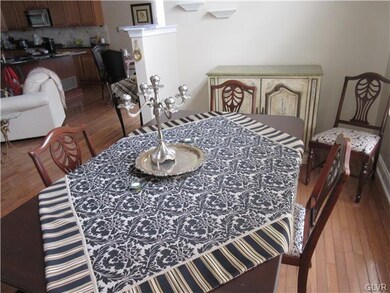 Dining room, note the hardwood floors.  The connec