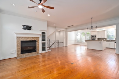 Large open layout with stunning features and lots of natural light. Perfect for entertaining!