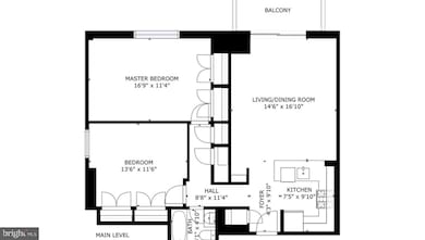 Potomac Place Tower unit N120, Washington, DC 20024 - photo 2