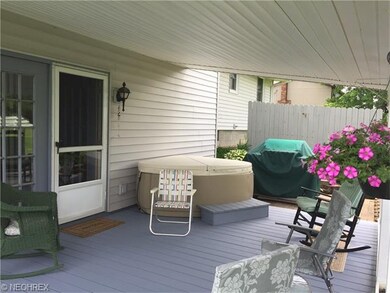 Rear patio, with hot tub (2008)