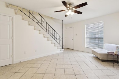 Large storage closet located under stairs in the l