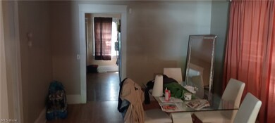 Dining room with hardwood / wood-style floors