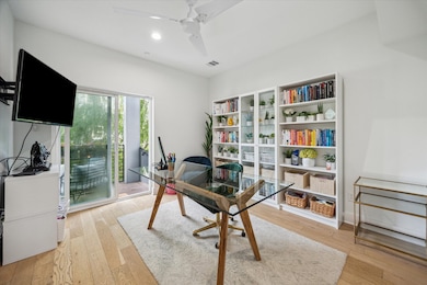 This bright first-floor ensuite bedroom, currently