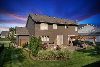 Evening View of Home and Backyard