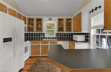 Kitchen with custom cabinets