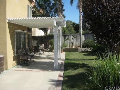 covered patio in backyard