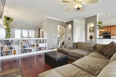 Open concept with usable barriers between areas.