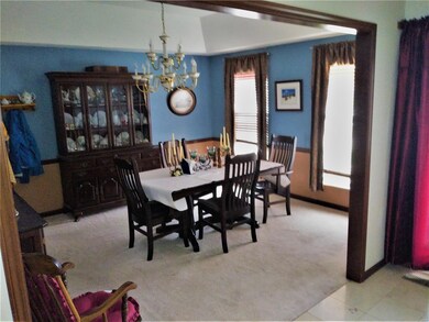 Roomy formal dining room