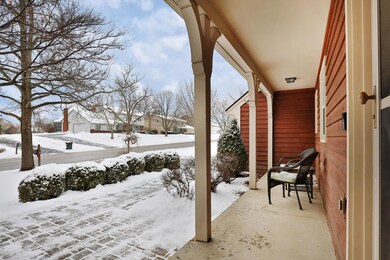 Covered front porch