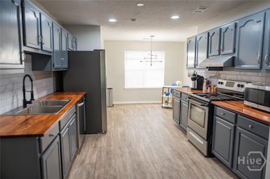 Kitchen Butcher Block Counters
