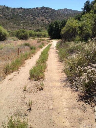 View of easement road.